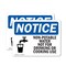 Signmission Non-Potable Water Not For Drinking Cooking, 5 in W x Rectangle, Vinyl Decal OS-2PACK-NS-D-35-L-16242 - alternate 1